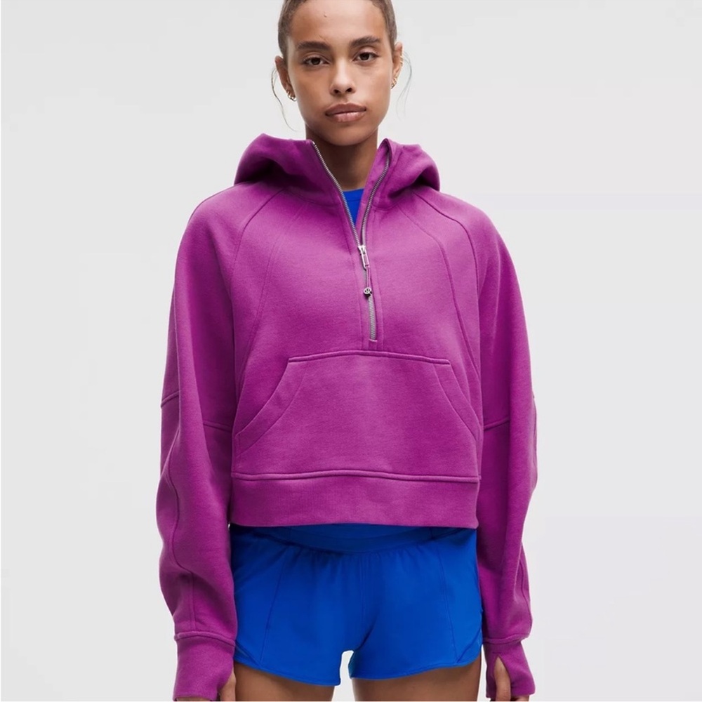 Lululemon Scuba Oversized Half-Zip Hoodie M/L Purple